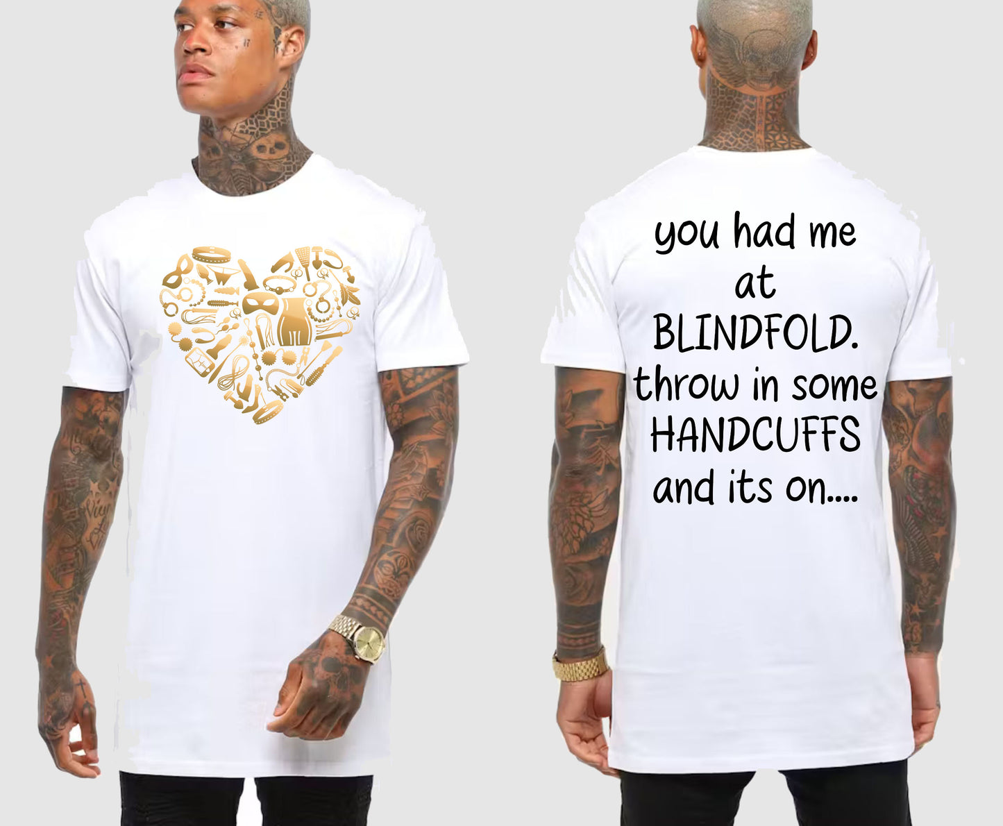 BLINDFOLD TALL TEE | SAINT SINNER STREETWEAR