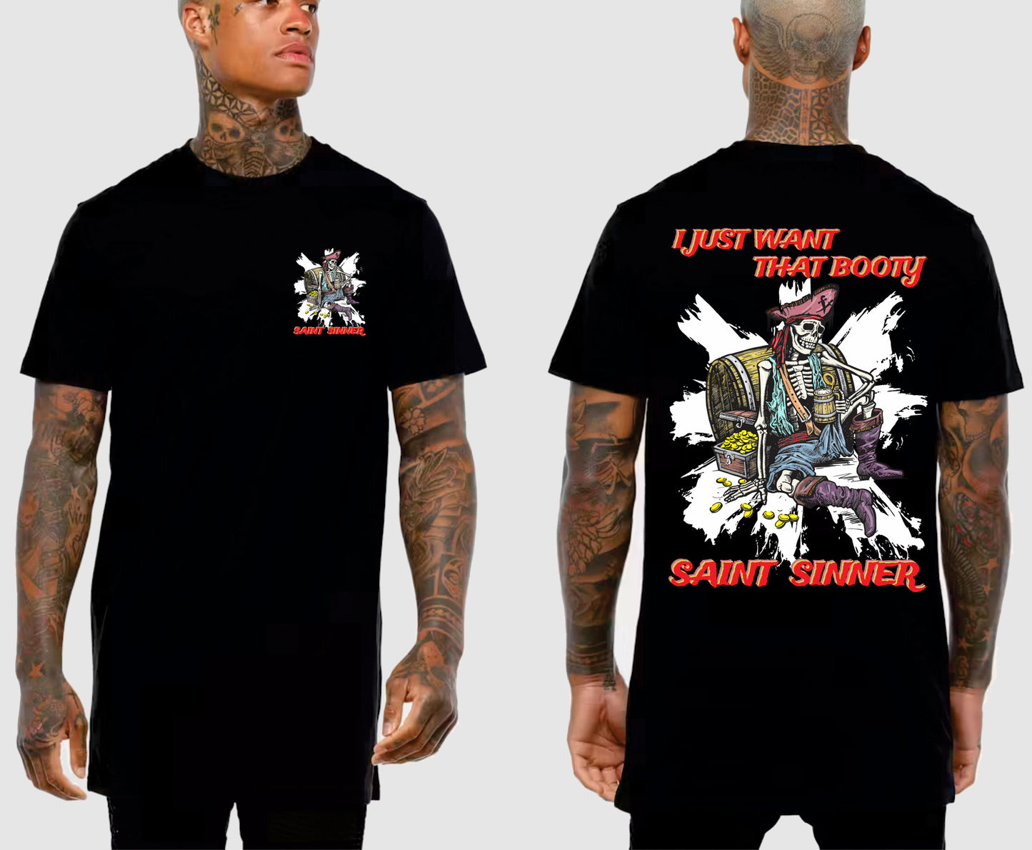 WANT THAT BOOTY TALL TEE | SAINT SINNER STREETWEAR