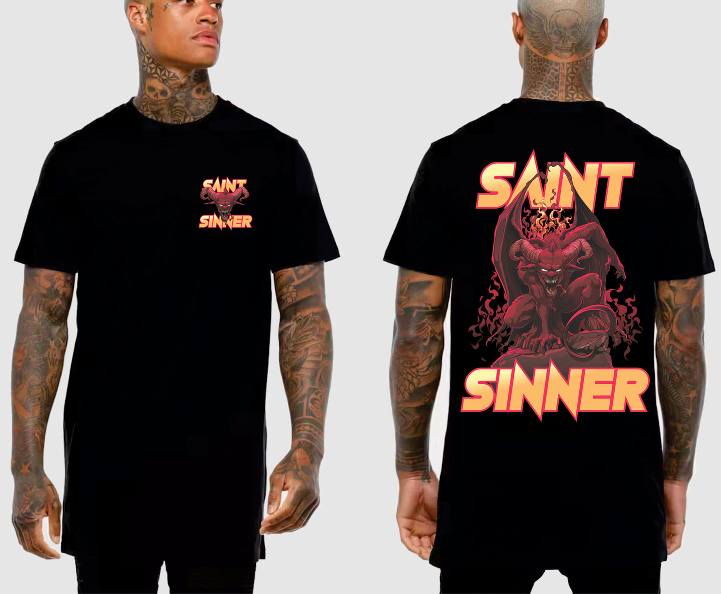 LUCIFER TALL TEE | SAINT SINNER STREETWEAR