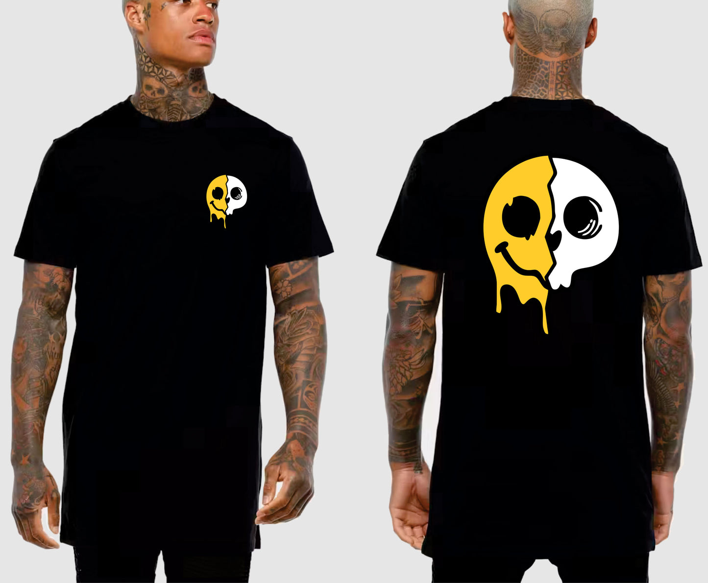 MELTING SKULL TALL TEE | SAINT SINNER STREETWEAR