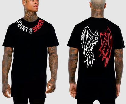 WINGS TALL TEE | SAINT SINNER STREETWEAR
