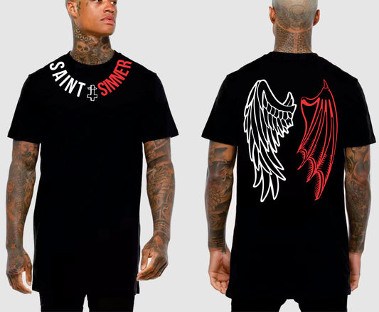WINGS TALL TEE | SAINT SINNER STREETWEAR